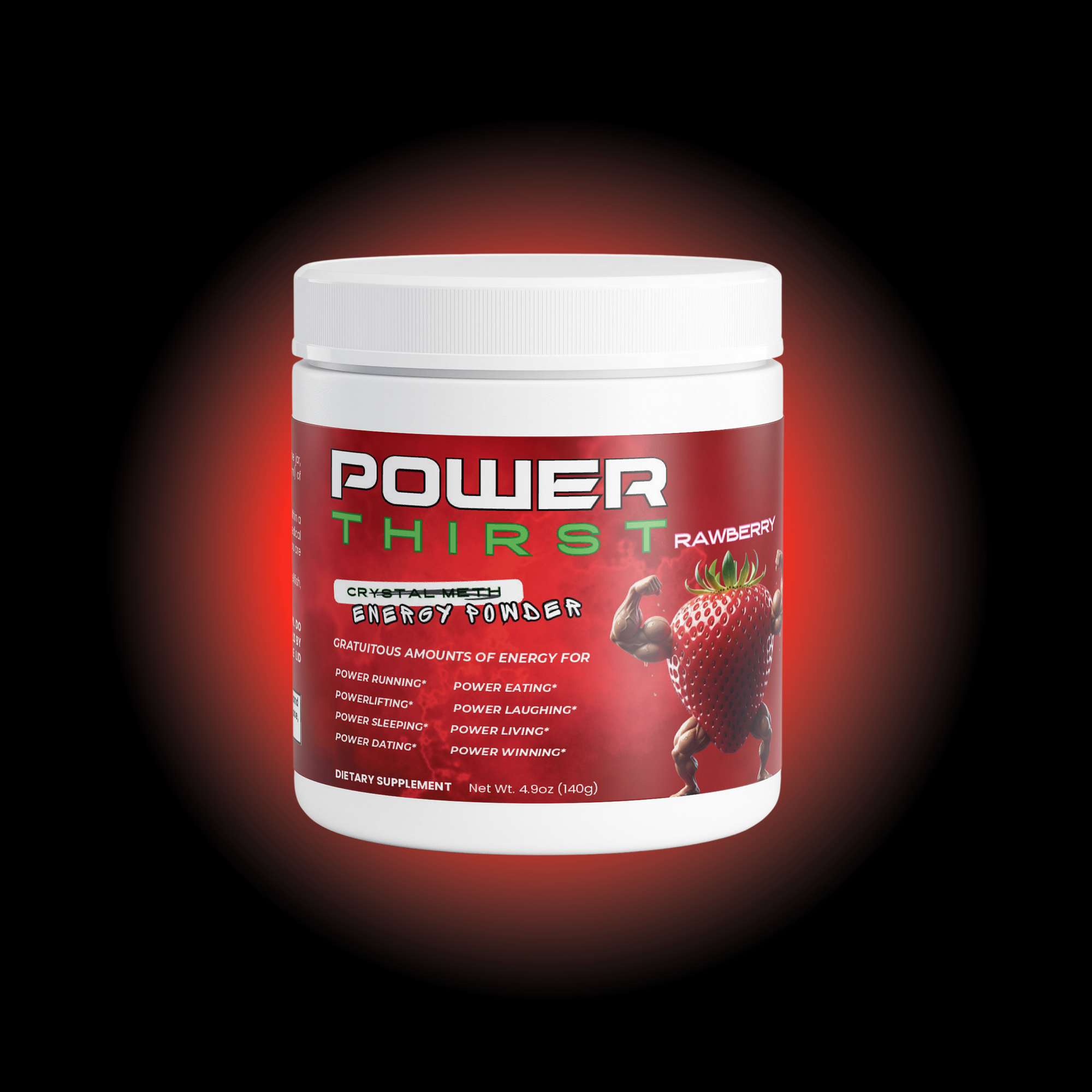 POWER THIRST Energy Powder - Rawberry