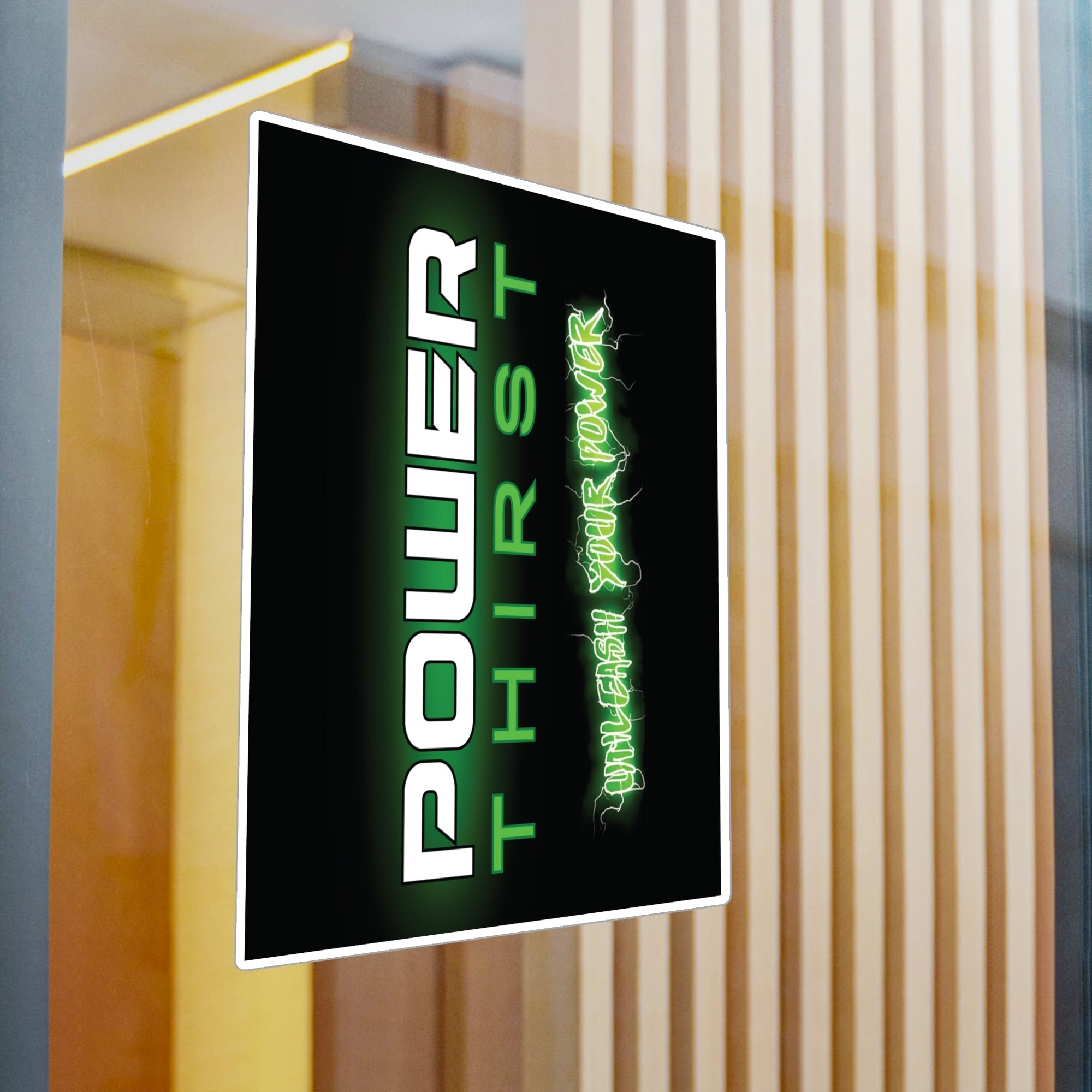 POWER THIRST Mark of the Manic Vinyl Decal - Power Thirst